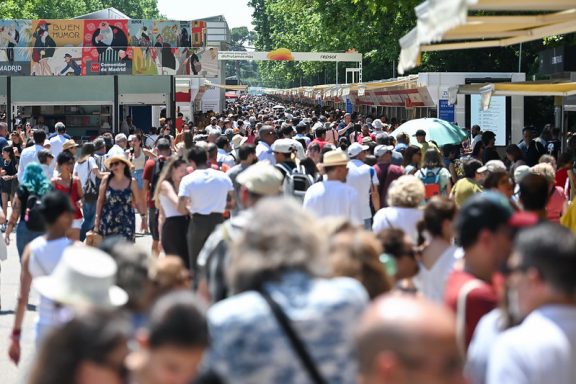 Ambiente de la FLMadrid26 en el primer sábado